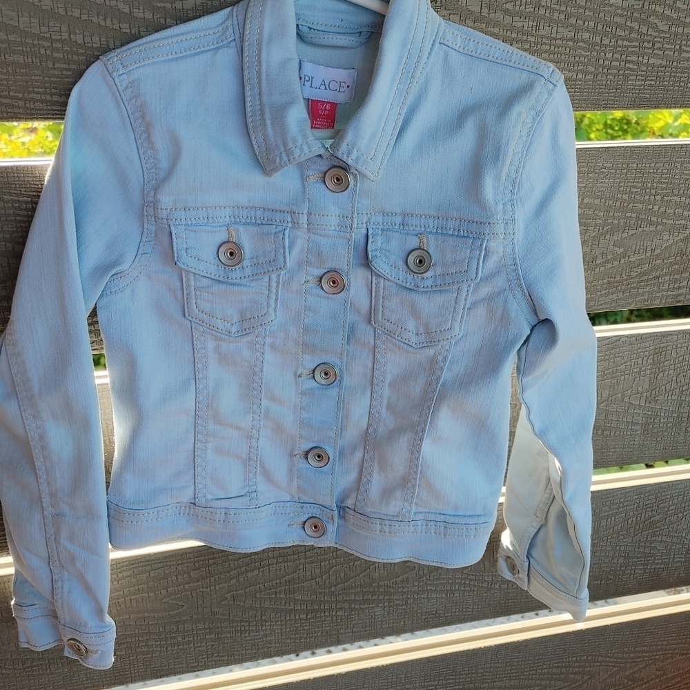The Children‎ Place Toddler Jean jacket 5/6 blue